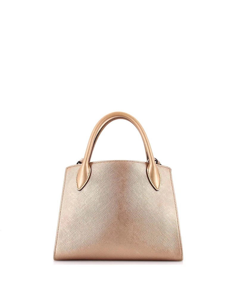 Pre-Owned Prada Small Monochrome Tote Saffiano with City Calf
