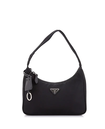 Pre-Owned Prada Mini Re-Edition 2000 Hobo Tessuto