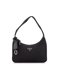 Pre-Owned Prada Mini Re-Edition 2000 Hobo Tessuto