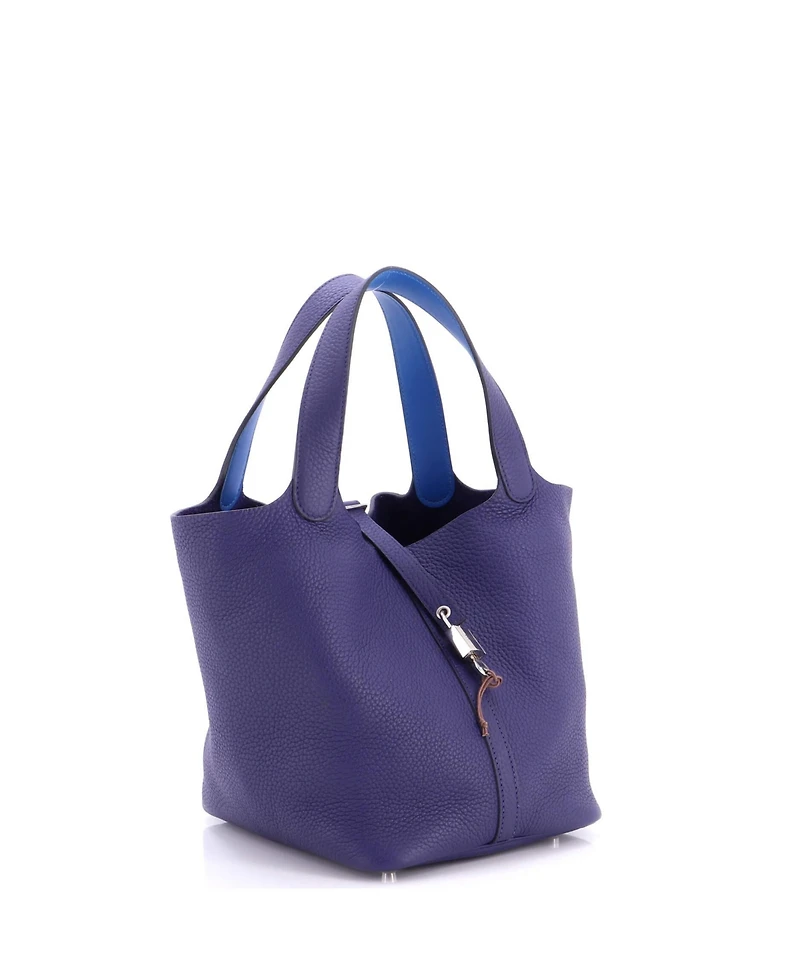 Pre-Owned HERMES Mm Eclat Picotin Lock Bag Clemence