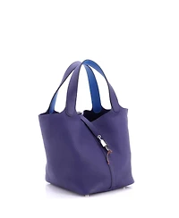 Pre-Owned HERMES Mm Eclat Picotin Lock Bag Clemence