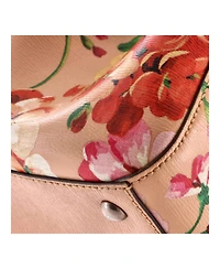 Pre-Owned Gucci Medium Bamboo Shopper Tote Blooms Print Leather