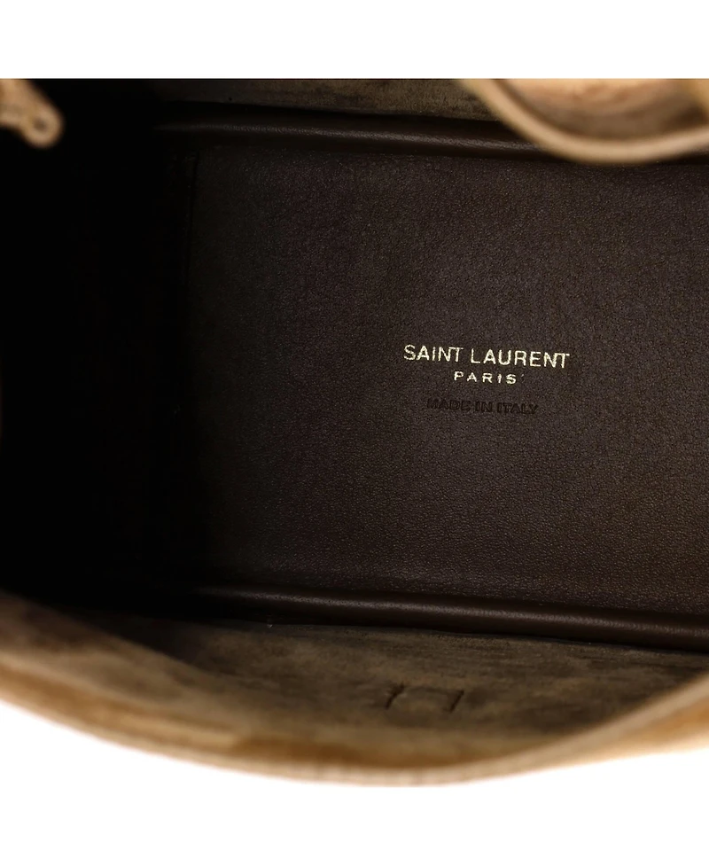 Pre-Owned Saint Laurent Baby Le 5 a 7 Supple Hobo Suede