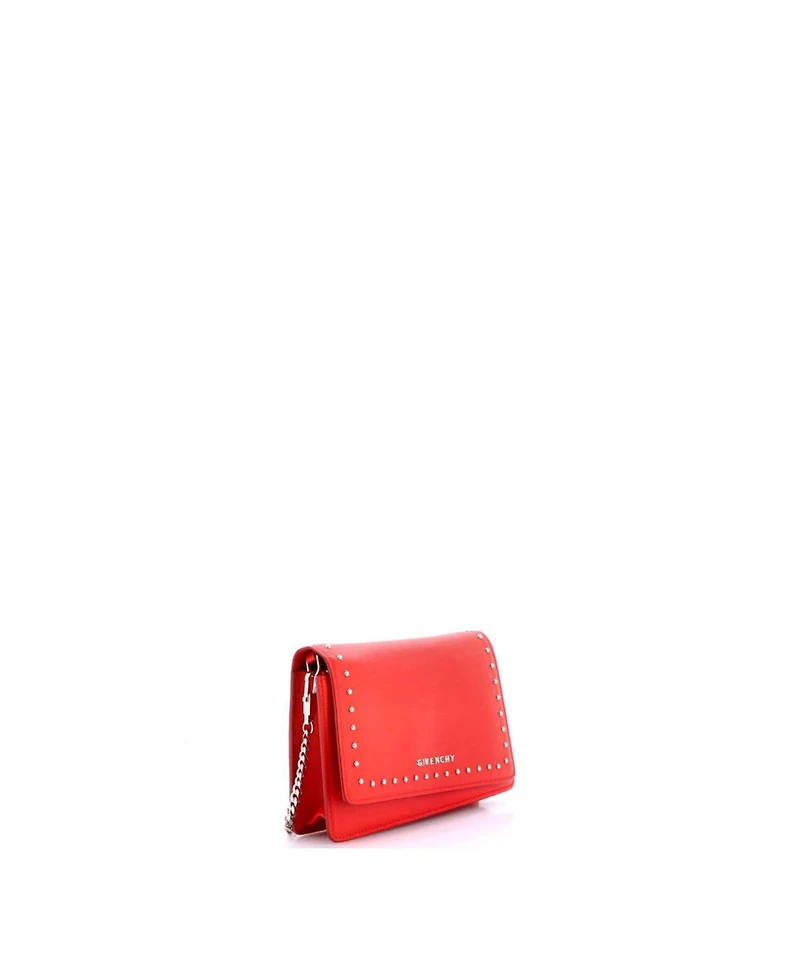 Pre-Owned Givenchy Pandora Chain Wallet Studded Leather