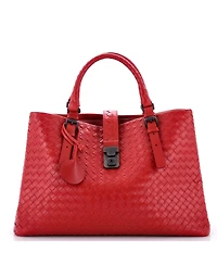 Pre-Owned Bottega Veneta Medium Roma Bag Intrecciato Nappa