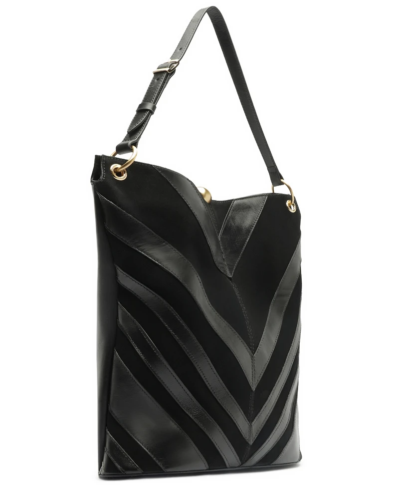 Arezzo Aurora Extra-Large Leather Hobo Handbag