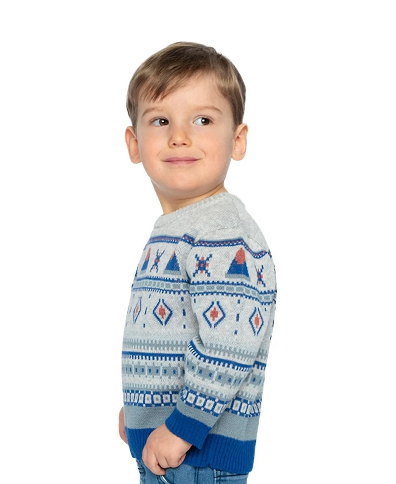 Deux par Baby Boys (12M-24M) Jacquard Knit Sweater