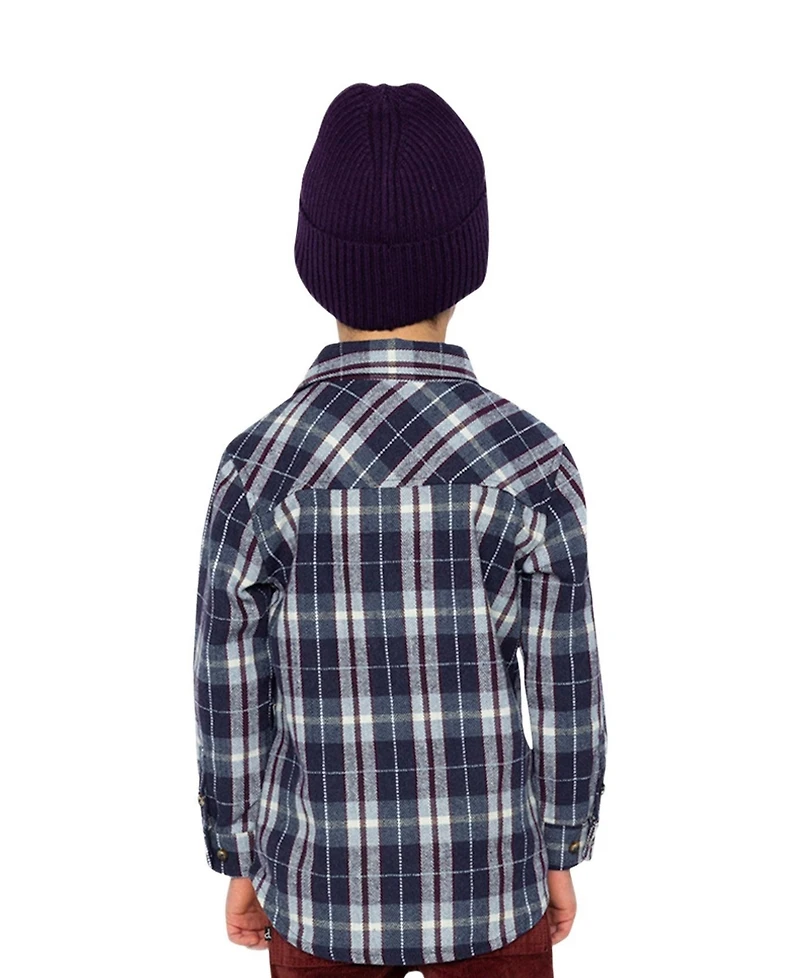 Deux par Toddler Boy (2T-5T) Flannel Shirt