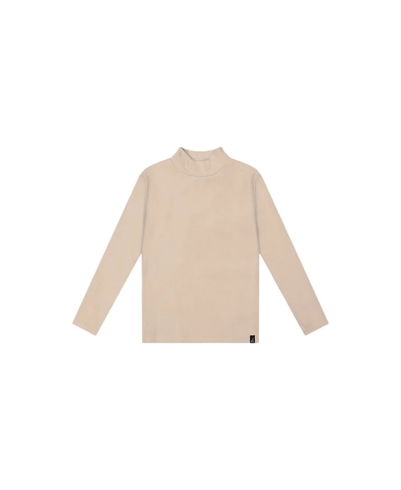Deux par Toddler Girl's (2T-5T) Brushed Rib Mock Neck Top