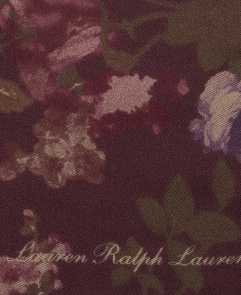 Lauren Ralph Floral Small Square Scarf