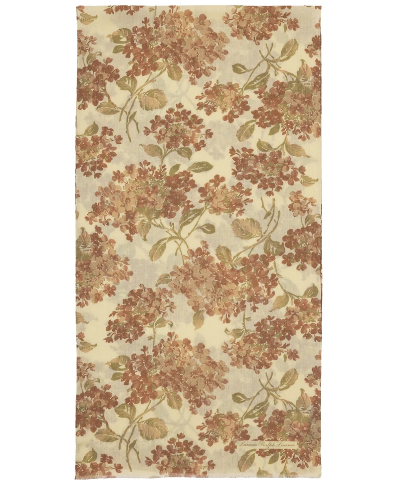 Lauren Ralph Floral Oversized Wrap