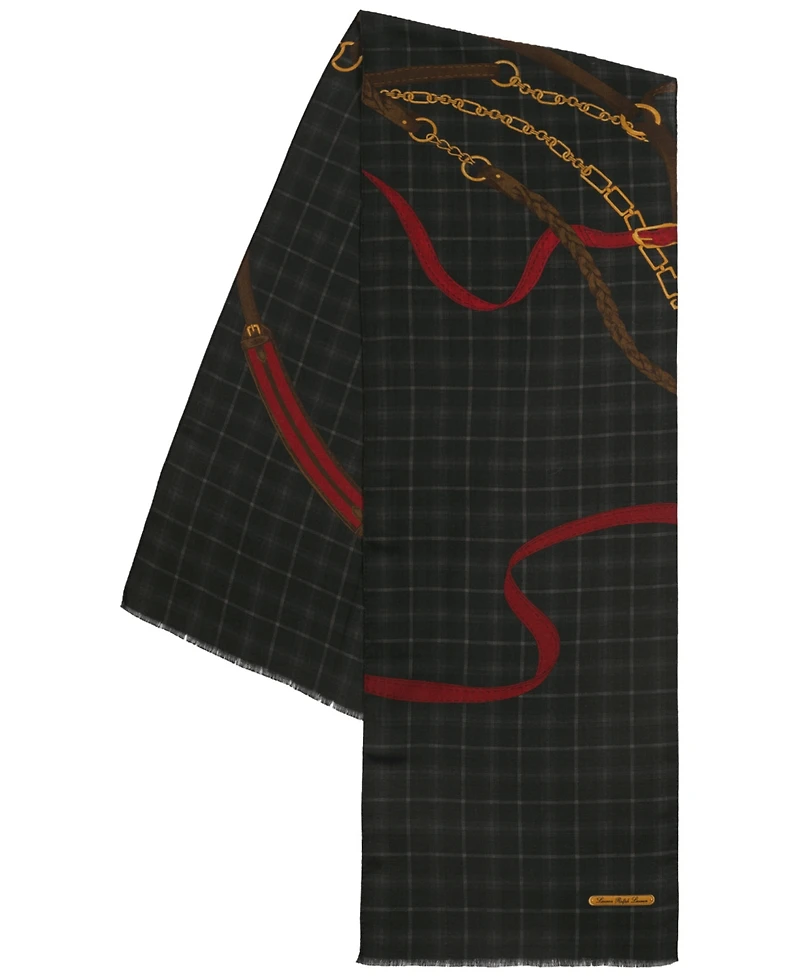 Lauren Ralph Lauren Equestrian Tattersall Oblong Scarf