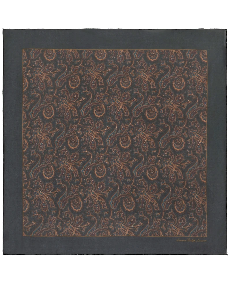 Lauren Ralph Paisley Small Square Scarf