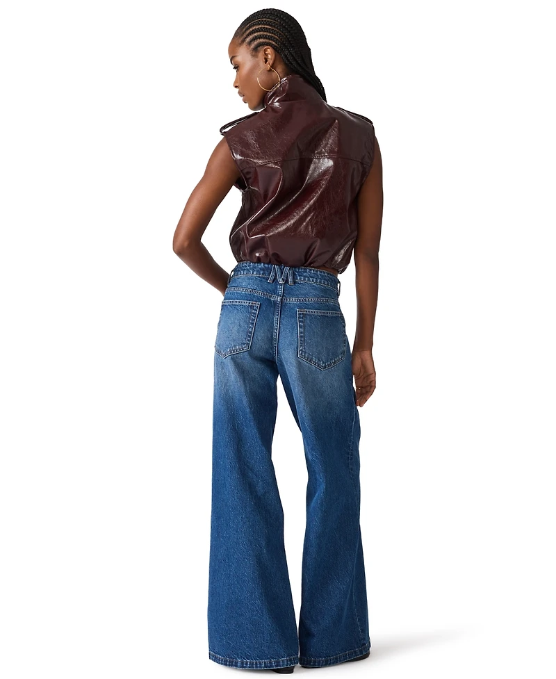 Steve Madden Women's Luxie Faux Leather Vest