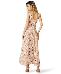 Steve Madden Women's Estela Sweetheart Fit & Flare Ankle Dress