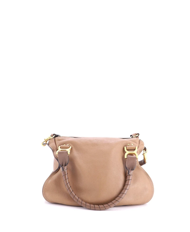 Pre-Owned Chloe Small Marcie Satchel Leather