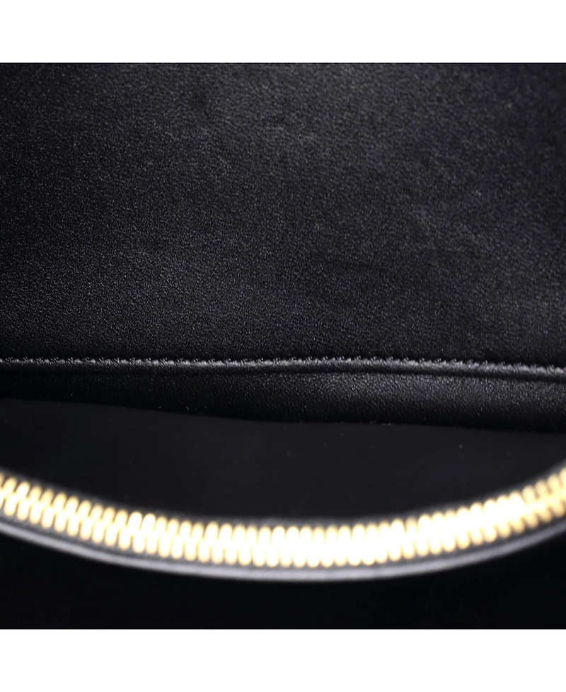 Pre-Owned Celine Trapeze Triomphe Shoulder Bag Smooth Calfskin