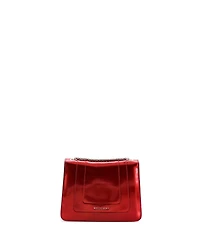 Pre-Owned Bvlgari Small Serpenti Forever Square Shoulder Bag Metallic Leather