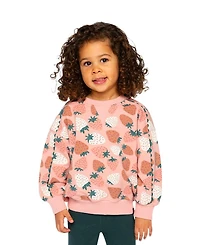 Deux par Toddler Girls 2T - 5T Sweatshirt Strawberry Print