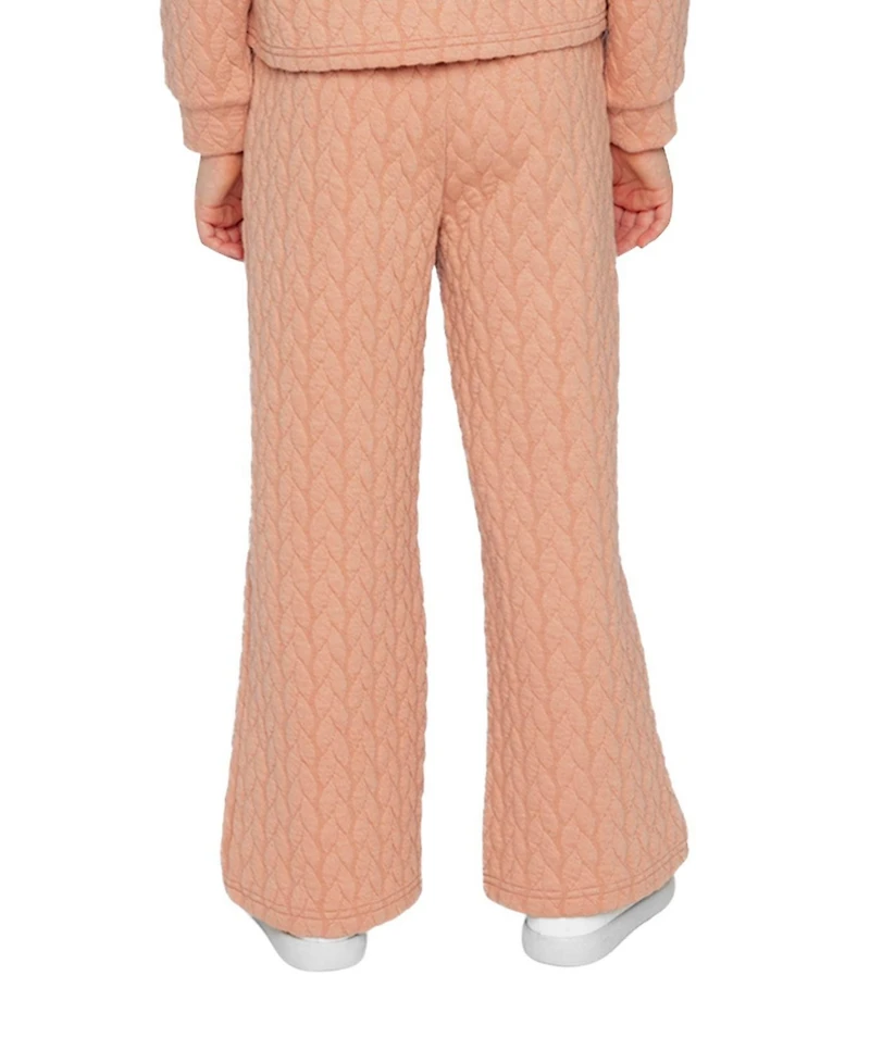 Deux par Little and Big Girl (6Y - 14Y) Wide Leg Jacquard Pants