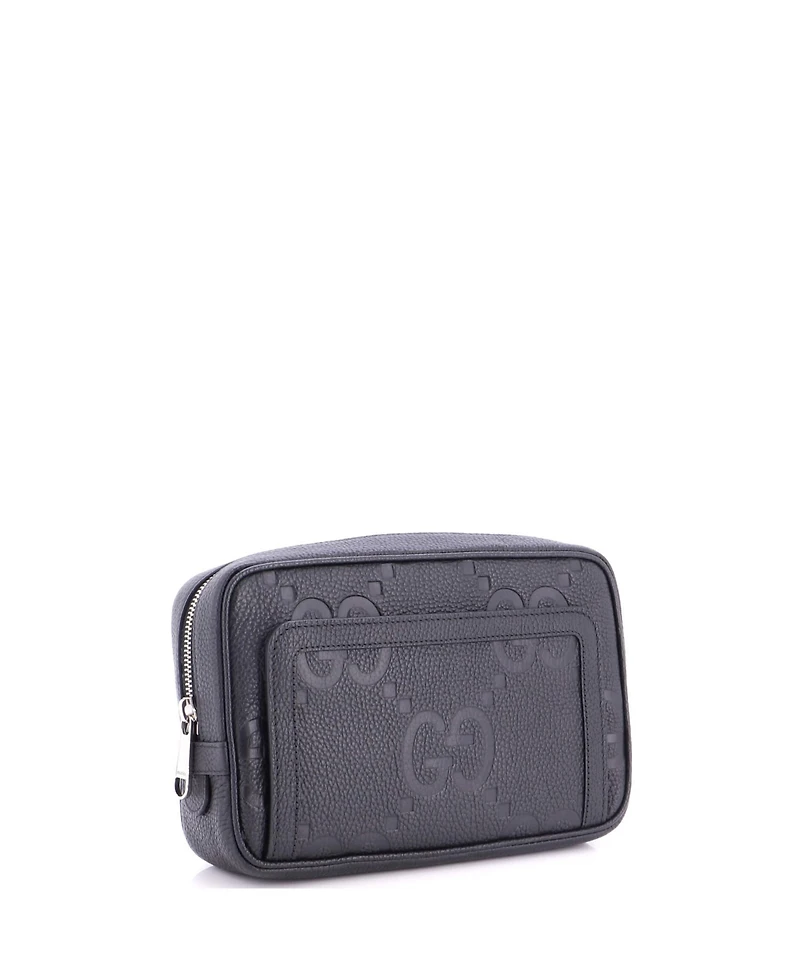 Pre-Owned Gucci Small Belt Bag Jumbo Gg Embossed Leather