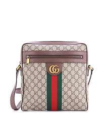 Pre-Owned Gucci Medium Ophidia Messenger Bag Gg Coated Canvas