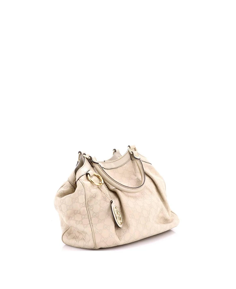 Pre-Owned Gucci Medium Sukey Tote Guccissima Leather