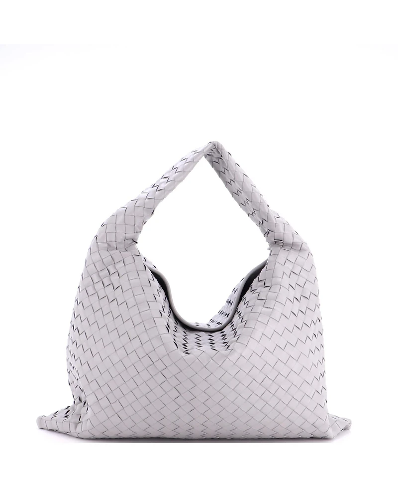 Pre-Owned Bottega Veneta Large Hop Hobo Intrecciato Leather