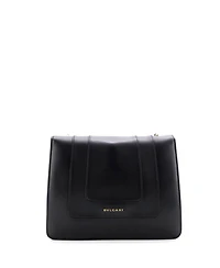 Pre-Owned Bvlgari Medium Serpenti Forever Square Shoulder Bag Leather