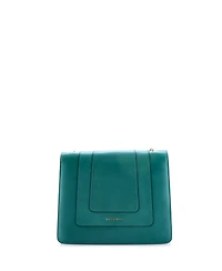 Pre-Owned Bvlgari Medium Serpenti Forever Square Shoulder Bag Leather