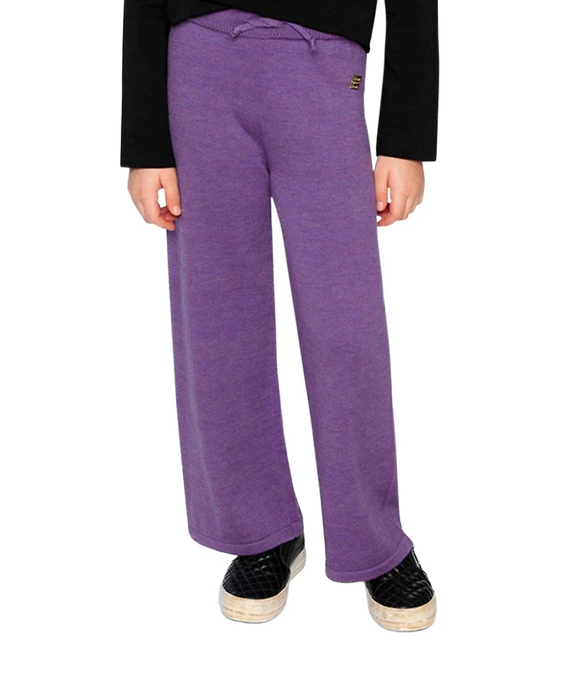 Deux par Deux Toddler Girls (2T - 5T) Knitted Wide Leg Pants