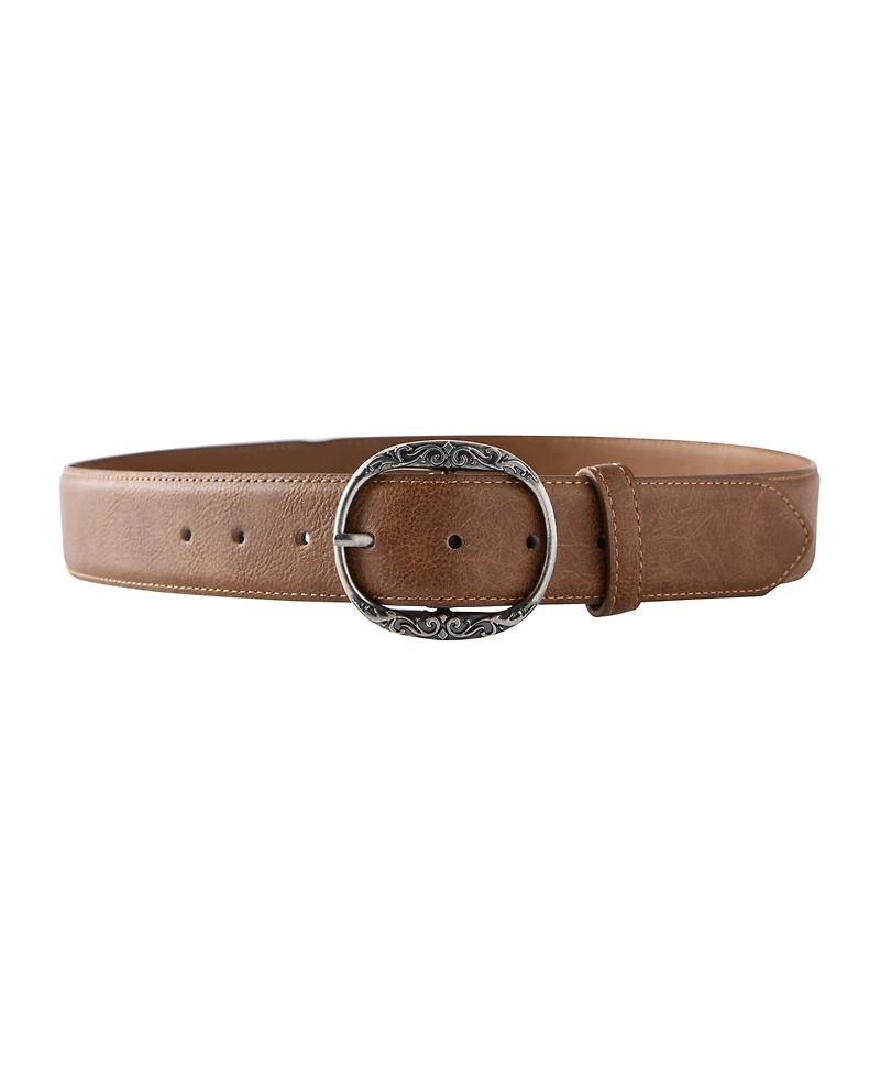 Cotton On Men's Oval Buckle Belt