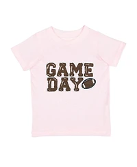 Sweet Wink Little Girls Game Day Patch Short Sleeve T-Shirt