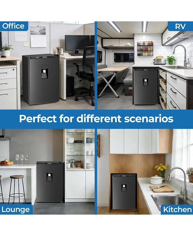 Cowsar 4.4 Cu.Ft Mini Fridge with Water Dispenser