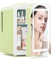 Cowsar 4L Mini Makeup Fridge with Mirror