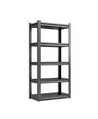 Viyet 63inch Height 5-Tier Metal Storage Shelving - 2000lbs Heavy Duty Adjustable Industrial Rack