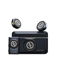 Hollyland Lark M2 Duo 2.4GHz 2-Person Wireless Camera Version Lavalier Microphone System, Shine Charcoal