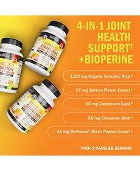 Turmeric Curcumin with Saffron, Cinnamon, BioPerine - Joint Support