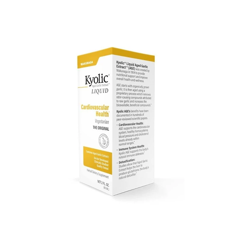 Kyolic Aged Garlic Extract Cardiovascular Health, Liquid 2 Ounces (60 ml)