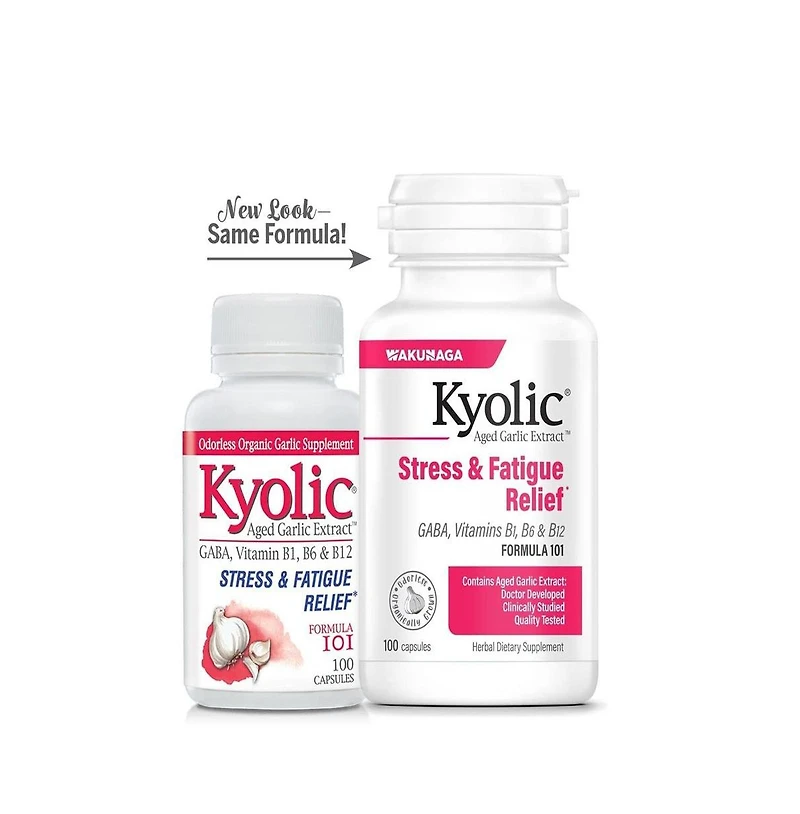 Kyolic Aged Garlic Extract Formula 101, Stress and Fatigue Relief