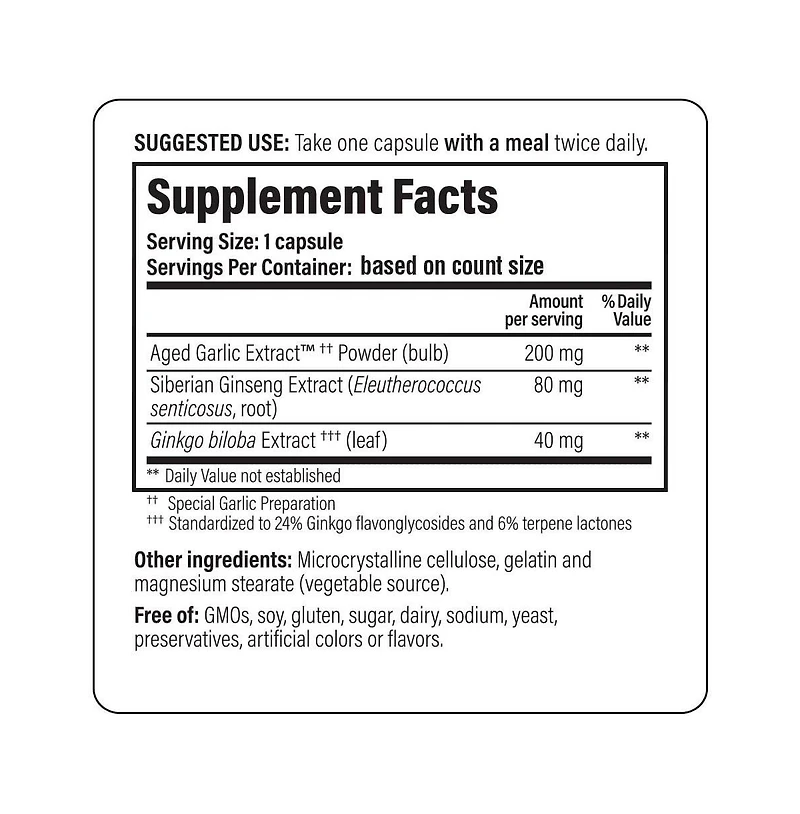 Kyolic Specialty Series Brain Memory, For Concentration and Recall, 90 Capsules