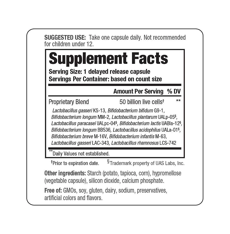 Max Probiotic, Maximum reinforcement for gut health, 30 capsules