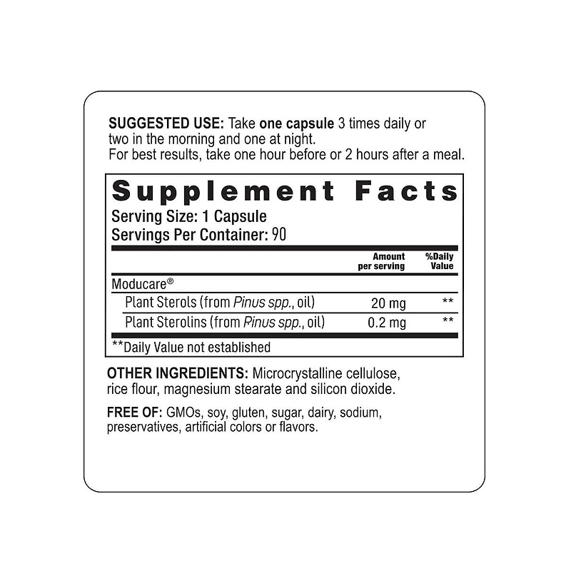 Moducare Daily Immune Support, Plant Sterol Dietary Supplement