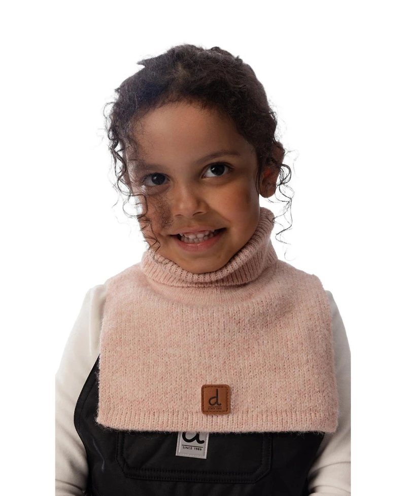 Deux par Deux Little and Big Girl 5-14Y Knit Turtle Neckwarmer