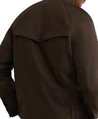 Reiss Men's Romano Cotton-Blend Harrington Jacket
