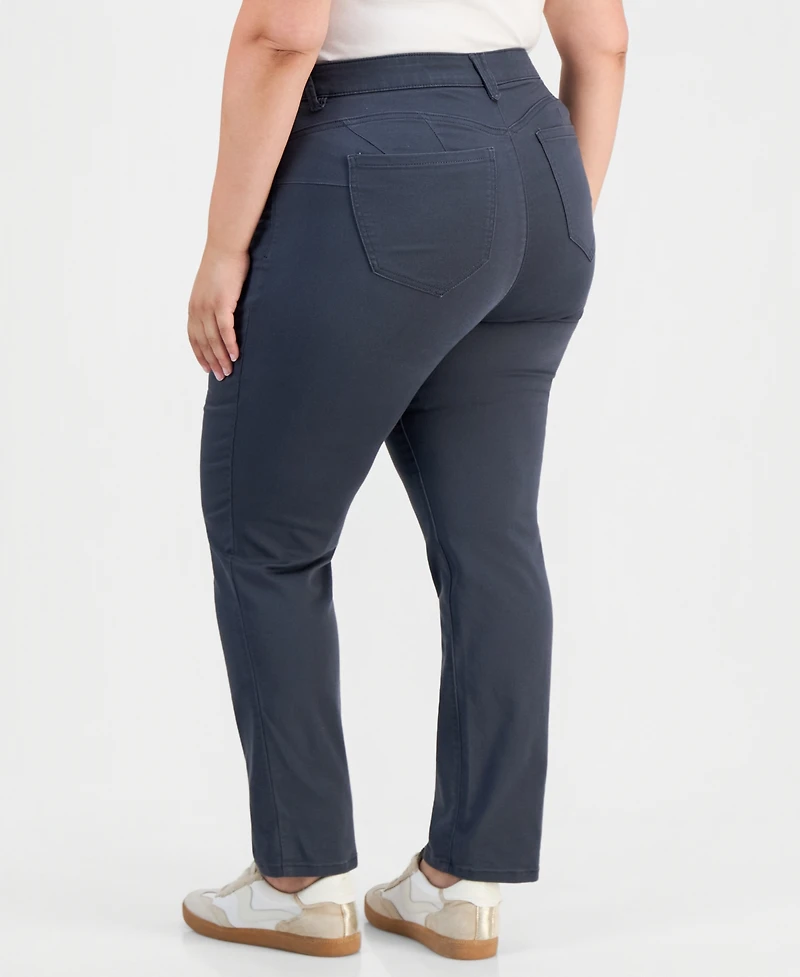 Democracy Trendy Plus AbSolution Straight-Leg Jeans