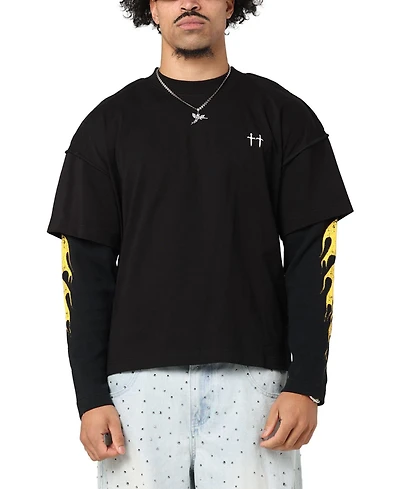 Saint Morta Men's La Flame Long Sleeve T-Shirt