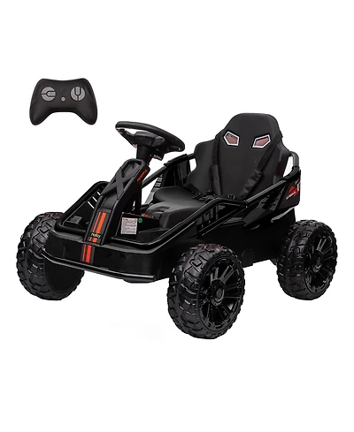 homfan 24V 4x4 Electric Ride-On Utv Ages 3-8 - Dual 12V Batteries, 4x85W Motors, Metal Frame