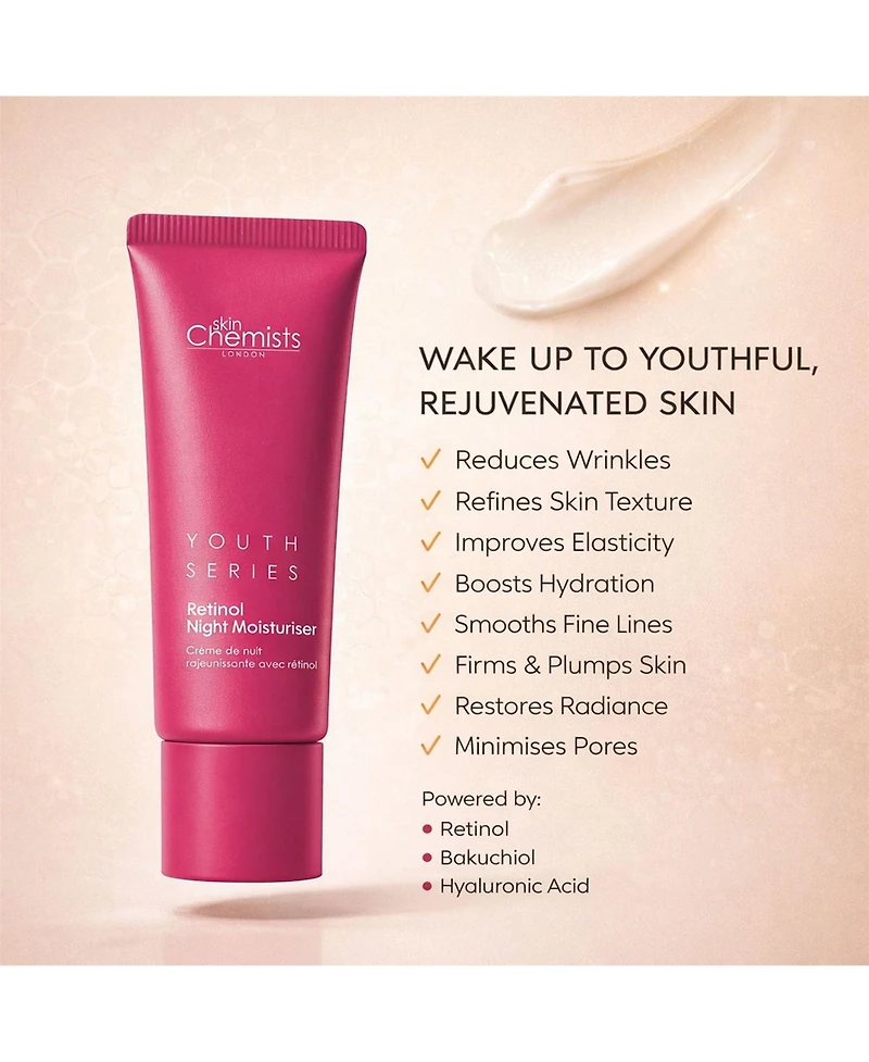 skinChemists Retinol Bakuchiol Night Moisturizer 50ml