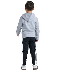 adidas Boys' 2T-7 Long-Sleeve Hoodie and Pants, 2-Piece Set